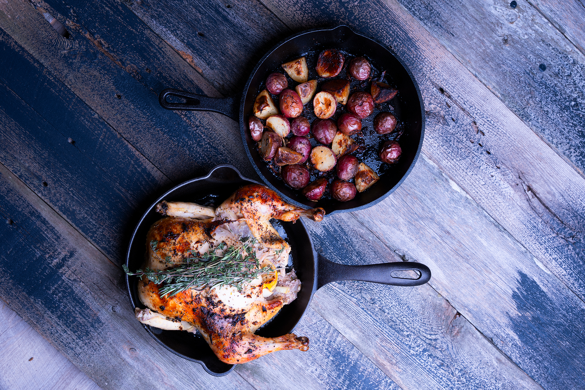 Roasted Chicken with Potatoes - The Mex Foodie